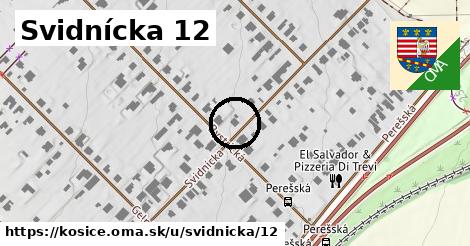 Svidnícka 12, Košice