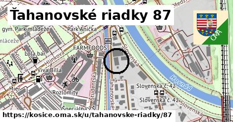 Ťahanovské riadky 87, Košice