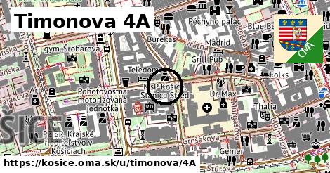 Timonova 4A, Košice