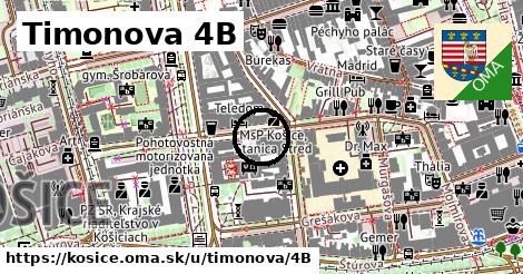 Timonova 4B, Košice