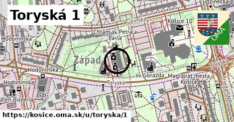 Toryská 1, Košice