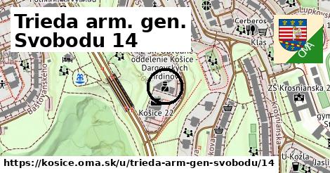 Trieda arm. gen. Svobodu 14, Košice