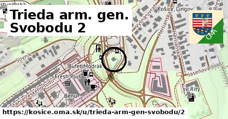 Trieda arm. gen. Svobodu 2, Košice