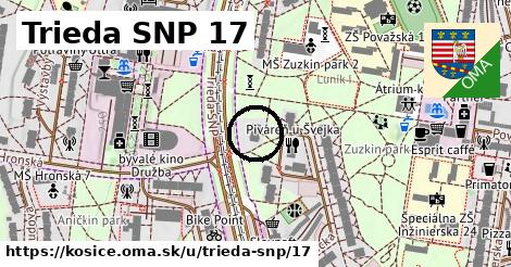 Trieda SNP 17, Košice