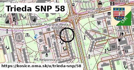 Trieda SNP 58, Košice