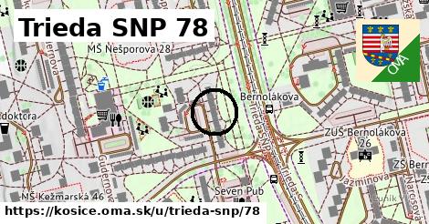 Trieda SNP 78, Košice