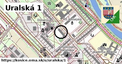 Uralská 1, Košice