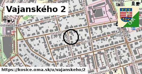 Vajanského 2, Košice