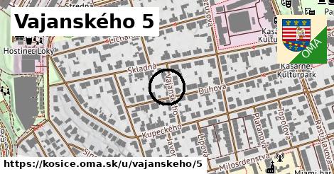Vajanského 5, Košice