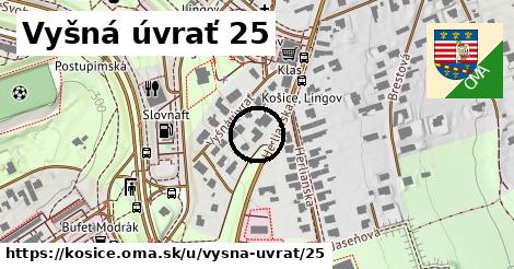 Vyšná úvrať 25, Košice