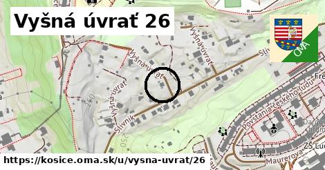 Vyšná úvrať 26, Košice