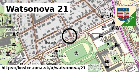 Watsonova 21, Košice