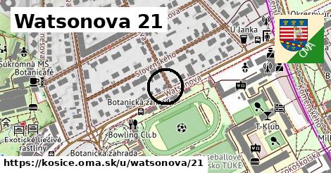 Watsonova 21, Košice