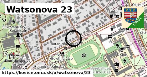 Watsonova 23, Košice