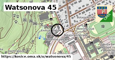 Watsonova 45, Košice