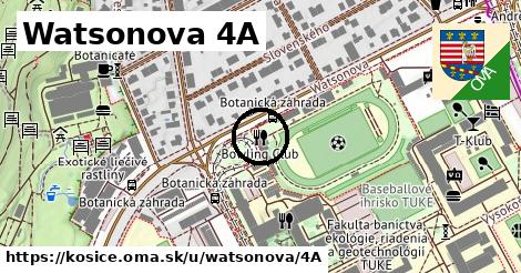 Watsonova 4A, Košice