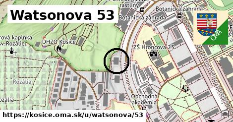Watsonova 53, Košice