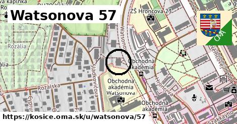 Watsonova 57, Košice