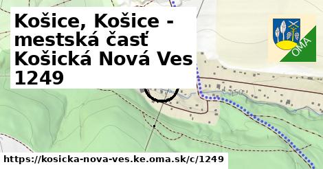Košice, Košice - mestská časť Košická Nová Ves <span class="supisne">1249</span>