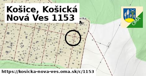 Košice, Košická Nová Ves <span class="supisne">1153</span>