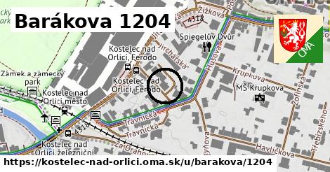 Barákova 1204, Kostelec nad Orlicí