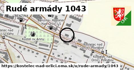 Rudé armády 1043, Kostelec nad Orlicí