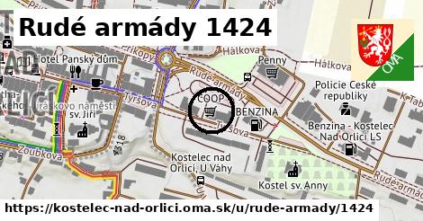 Rudé armády 1424, Kostelec nad Orlicí