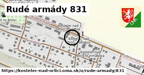 Rudé armády 831, Kostelec nad Orlicí