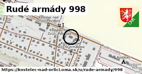Rudé armády 998, Kostelec nad Orlicí