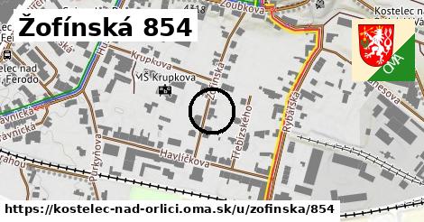 Žofínská 854, Kostelec nad Orlicí