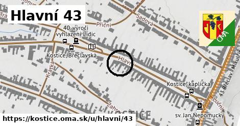 Hlavní 43, Kostice