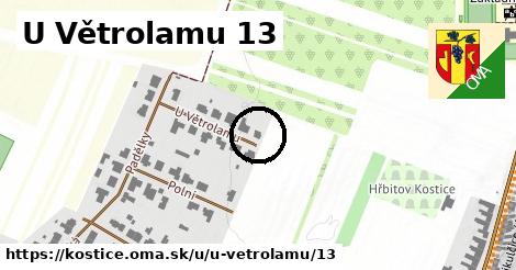 U Větrolamu 13, Kostice