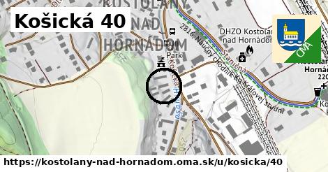 Košická 40, Kostoľany nad Hornádom