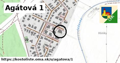 Agátová 1, Kostolište