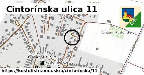 Cintorínska ulica 11, Kostolište