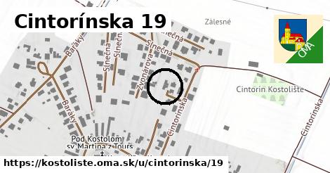 Cintorínska 19, Kostolište