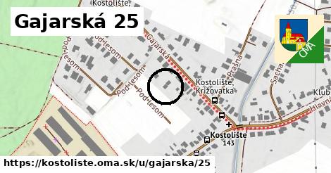 Gajarská ulica 25, Kostolište