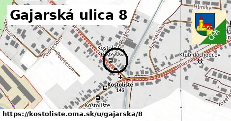 Gajarská ulica 8, Kostolište
