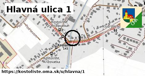 Hlavná ulica 1, Kostolište