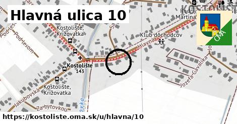 Hlavná ulica 10, Kostolište