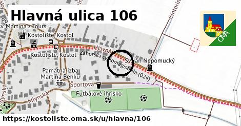 Hlavná ulica 106, Kostolište