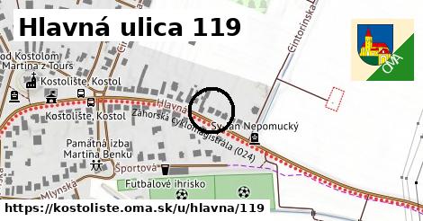 Hlavná ulica 119, Kostolište