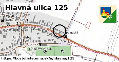 Hlavná ulica 125, Kostolište