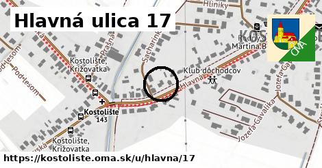 Hlavná ulica 17, Kostolište