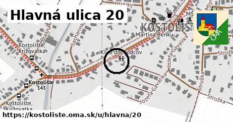 Hlavná ulica 20, Kostolište