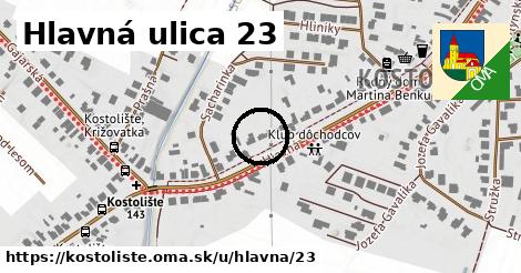 Hlavná ulica 23, Kostolište