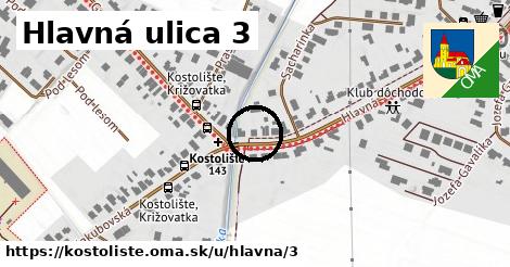Hlavná ulica 3, Kostolište