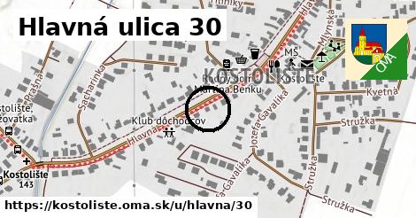 Hlavná ulica 30, Kostolište