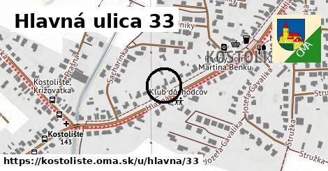 Hlavná ulica 33, Kostolište