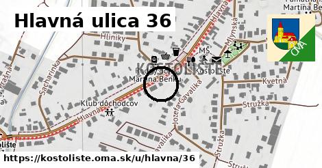 Hlavná ulica 36, Kostolište